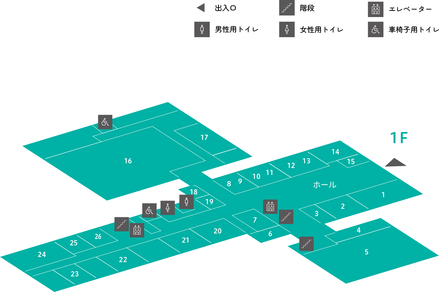 フロアマップ1階