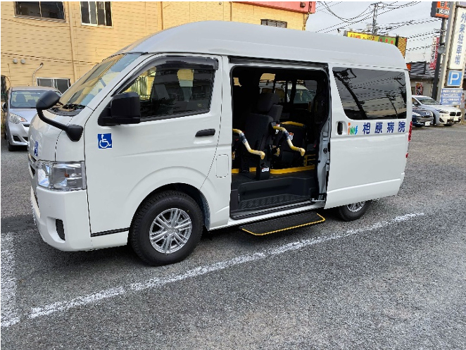 車椅子専用車両を導入いたしました。 詳細は地域連携室までお問い合わせください。